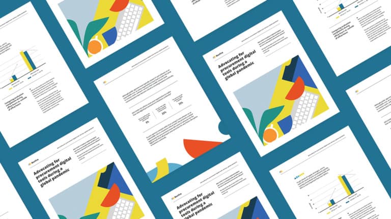 Cover page for advocating for digital procurement tools