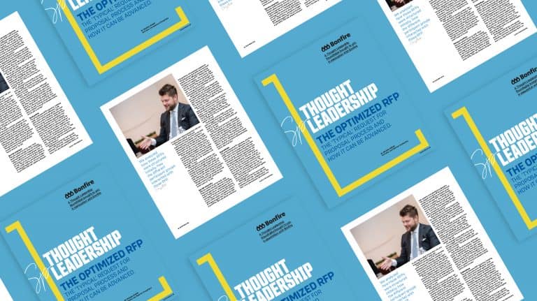 Bonfire thought leadership on optimizing RFPs