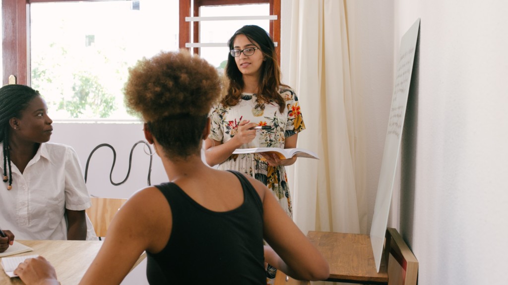 Procurement professional awarding an RFP using a diverse vendor pool