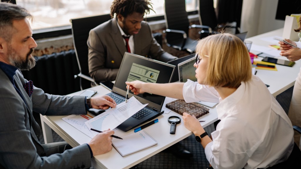 Procurement team working on a cooperative bid for their county